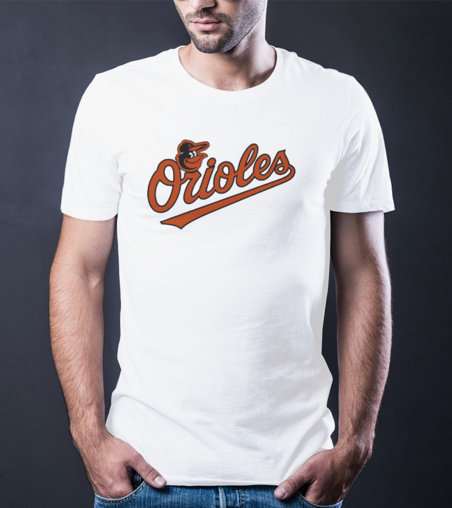 Orioles Baltimore Classic Script Logo Baseball Team T-Shirt