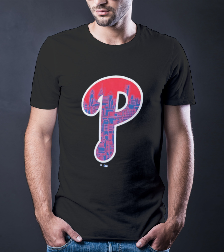 Philadelphia Phillies City Skyline P T-Shirt