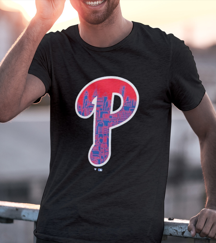 Philadelphia Phillies City Skyline P T-Shirt
