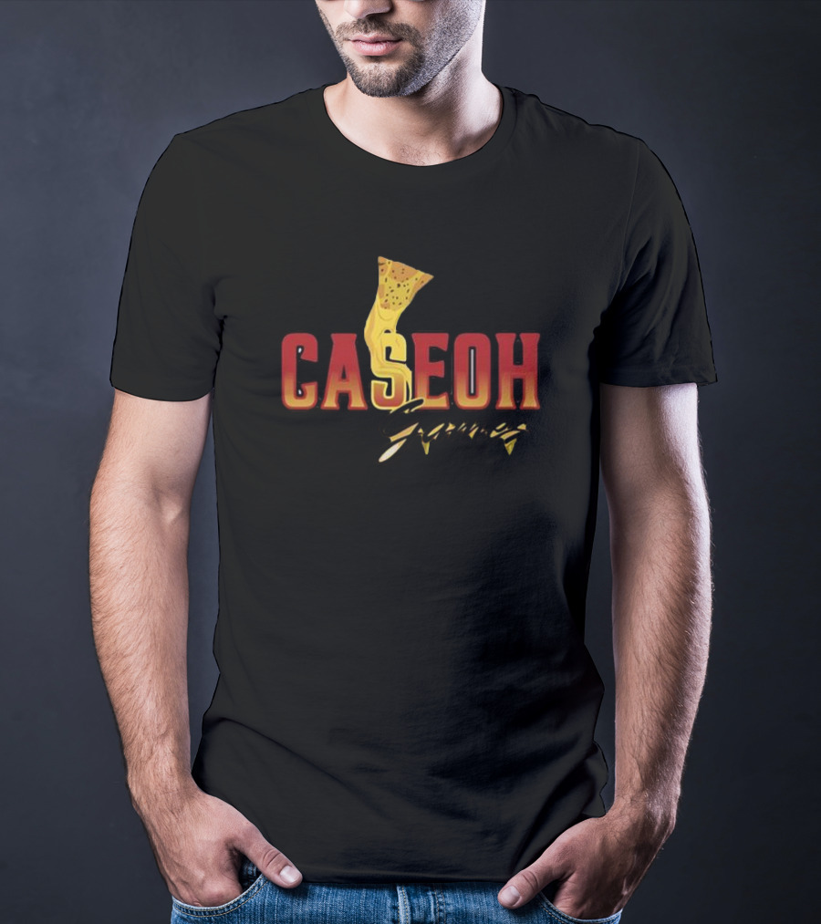 Caseoh Games Pizza Cheese Drip ओh T-Shirt