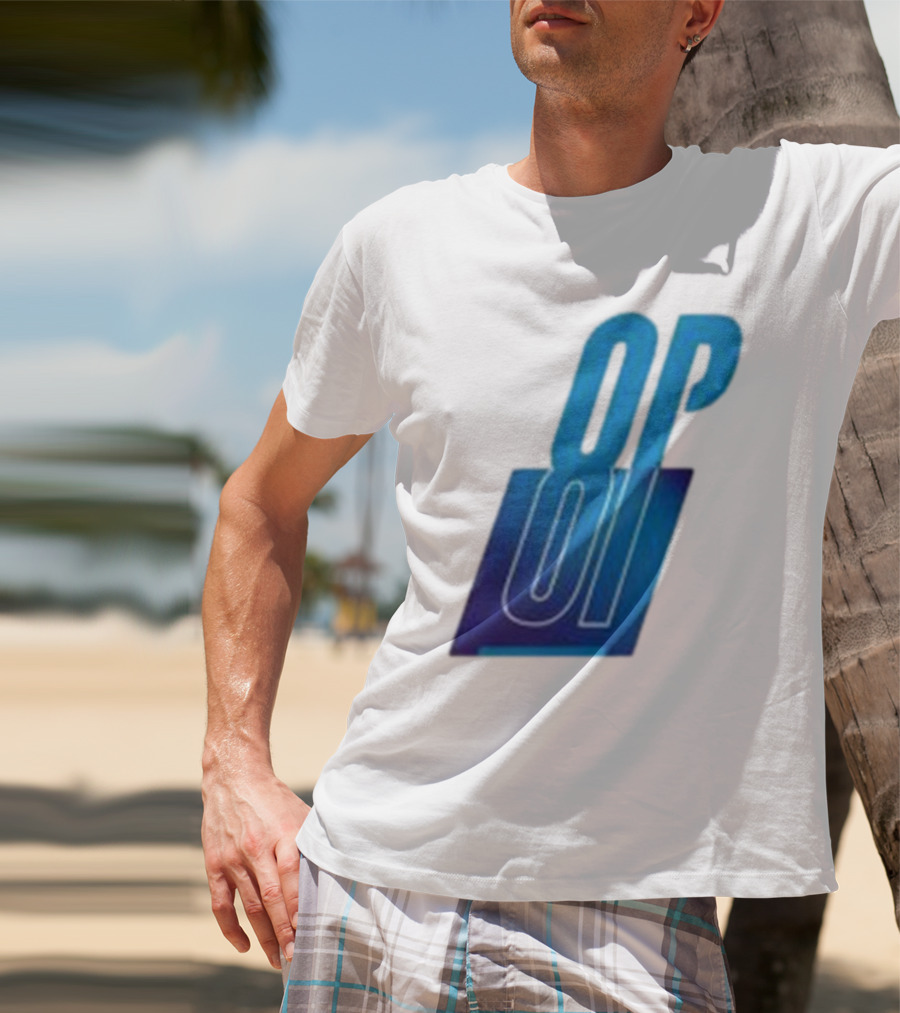 Oscar Piastri OP Blue Logo Motif T-Shirt