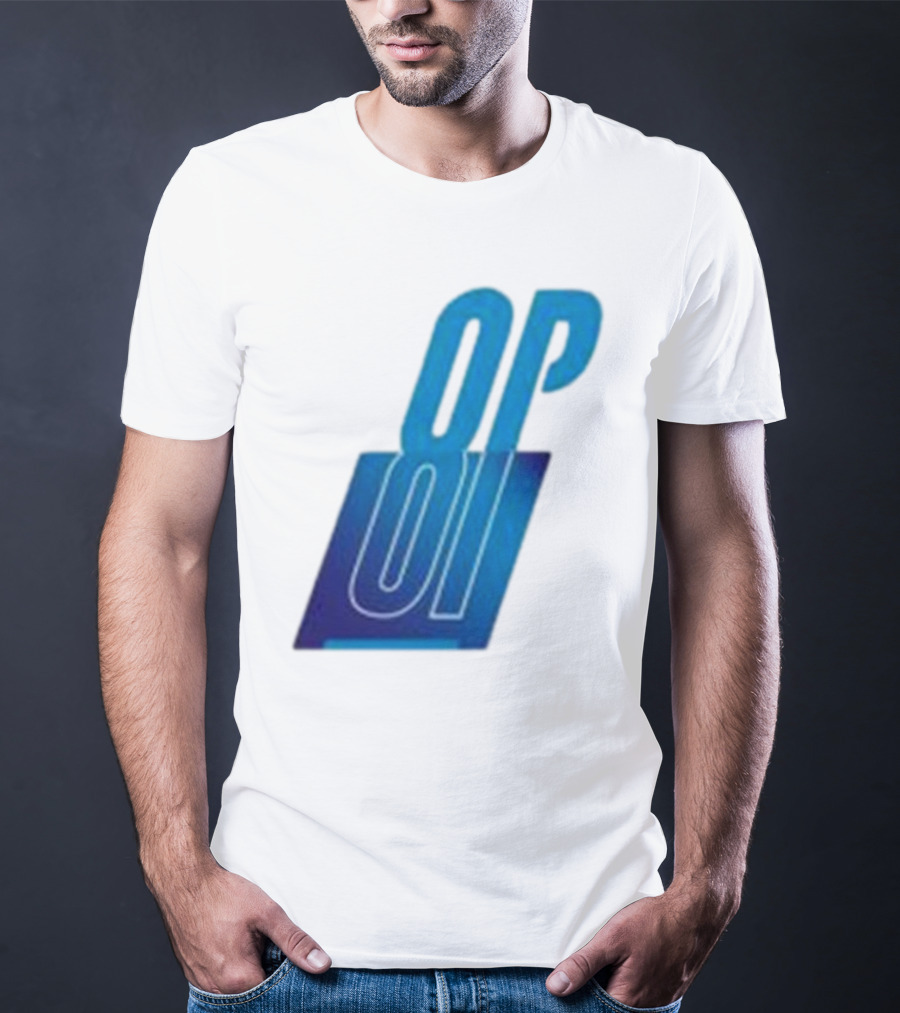 Oscar Piastri OP Blue Logo Motif T-Shirt