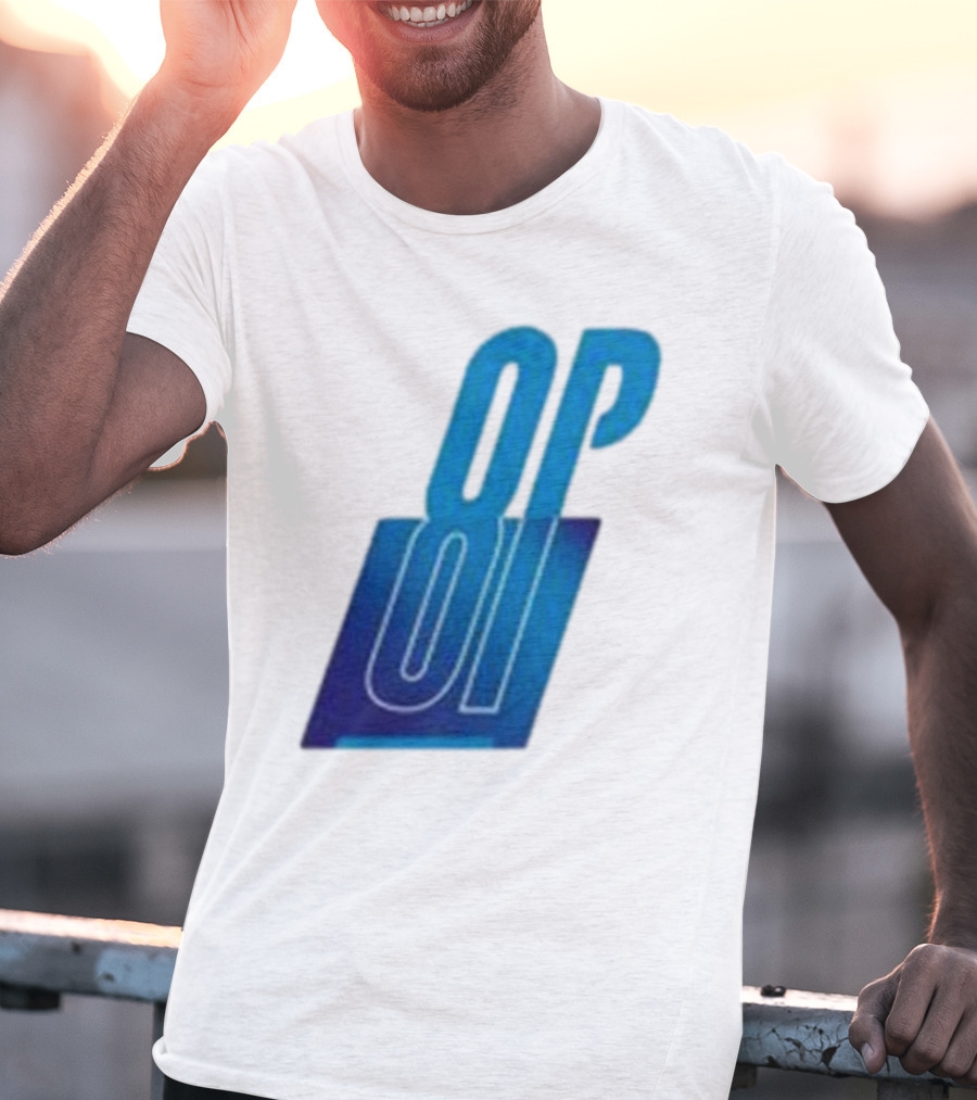 Oscar Piastri OP Blue Logo Motif T-Shirt