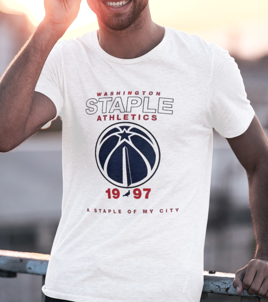 Washington Staple Athletics 1997 A Staple Of My City T-Shirt