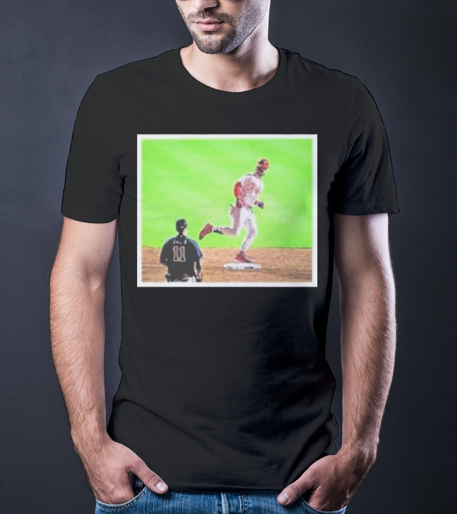 Section 419 Harper Stares Down Arcia Baseball Moment T-Shirt
