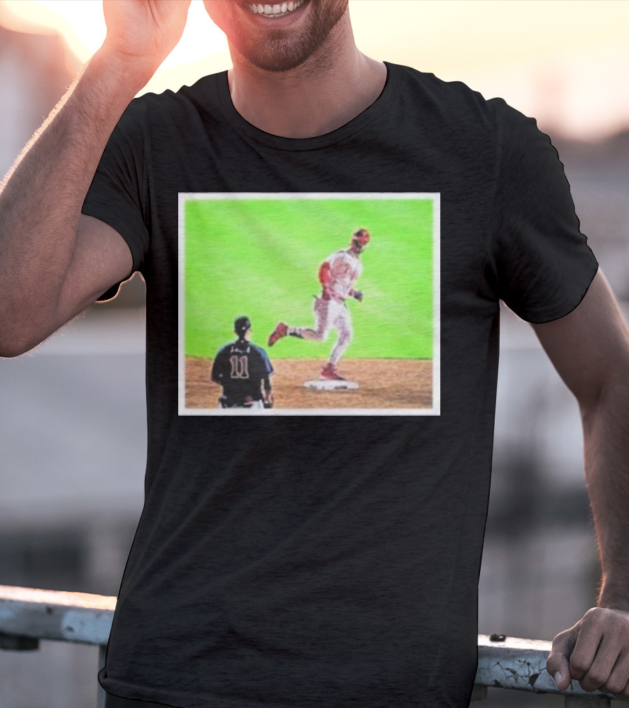 Section 419 Harper Stares Down Arcia Baseball Moment T-Shirt