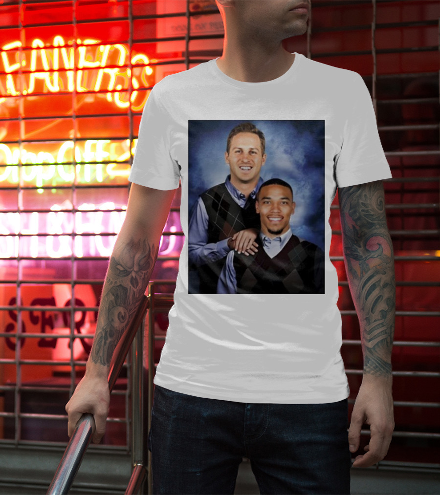 The Goff And Amon-Ra Step Brothers Portrait T-Shirt