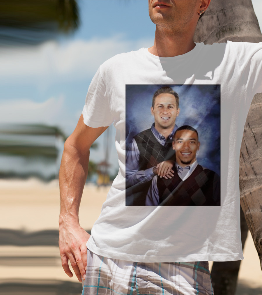 The Goff And Amon-Ra Step Brothers Portrait T-Shirt