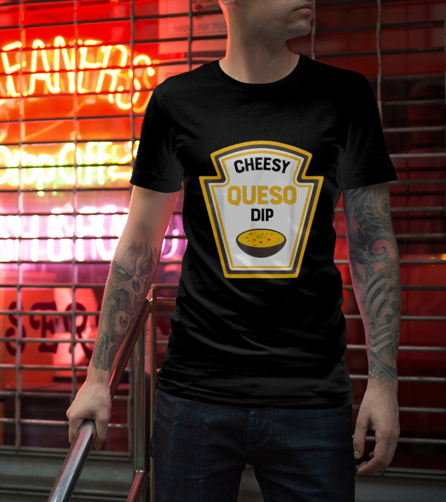 Cheesy Queso Dip Condiments Halloween Costume T-Shirt