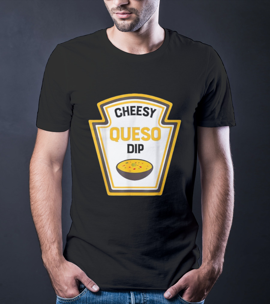 Cheesy Queso Dip Condiments Halloween Costume T-Shirt