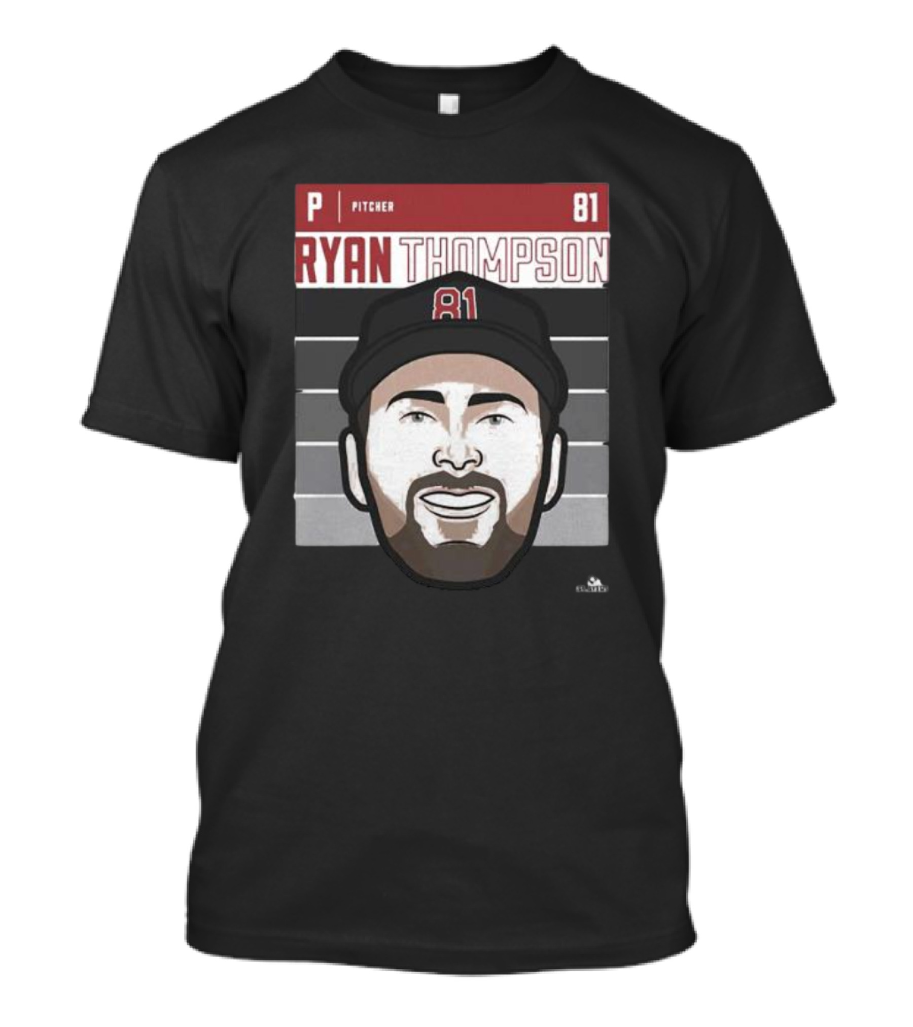 Ryan Thompson Pitcher 81 Arizona Fade T-Shirt