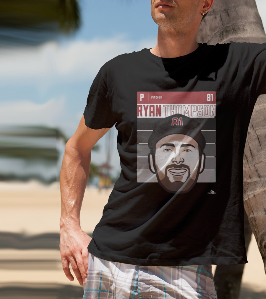 Ryan Thompson Pitcher 81 Arizona Fade T-Shirt