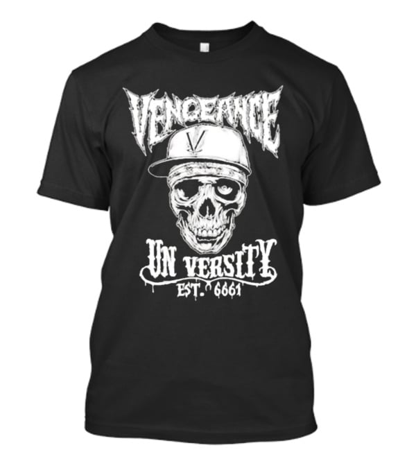 Vengeance University Skull Est. 6661 T-Shirt