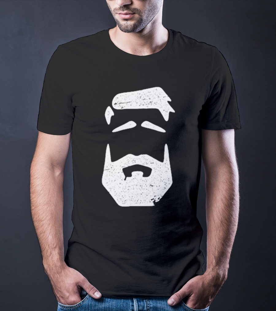 Better Man Beard Textured Face T-Shirt