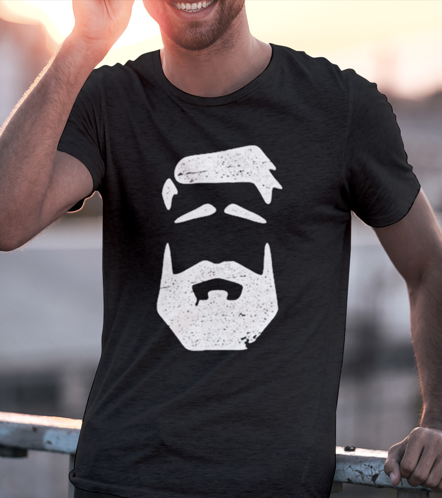 Better Man Beard Textured Face T-Shirt