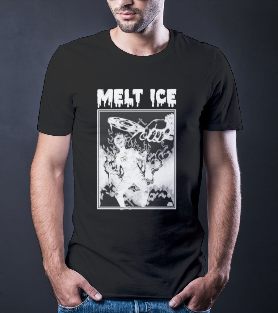 Melt Ice Punkwithacamera Fiery Record Flame T-Shirt