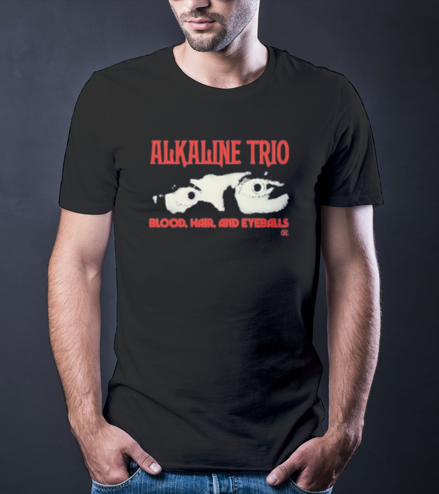 Alkaline Trio Blood Hair And Eyeballs Vintage T-Shirt