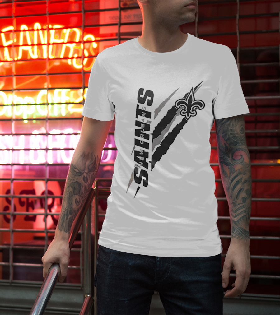 New Orleans Saints Scratch Fleur-de-Lis Starter T-Shirt
