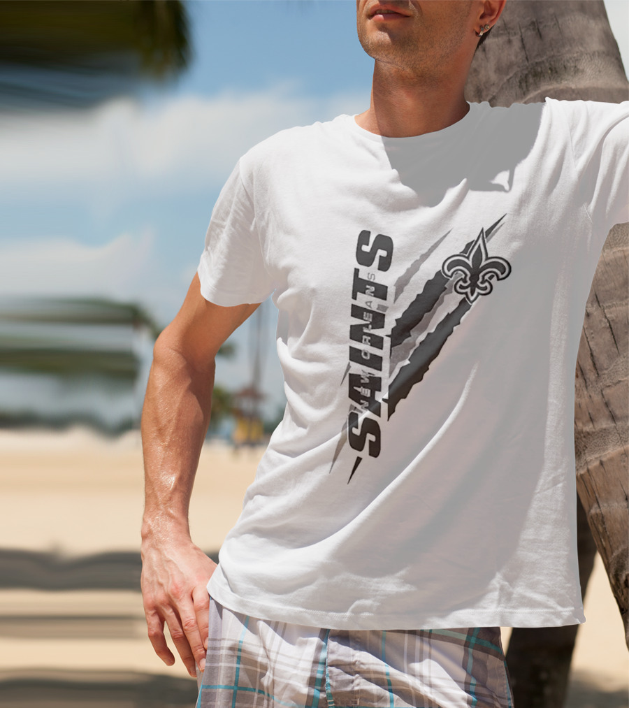 New Orleans Saints Scratch Fleur-de-Lis Starter T-Shirt