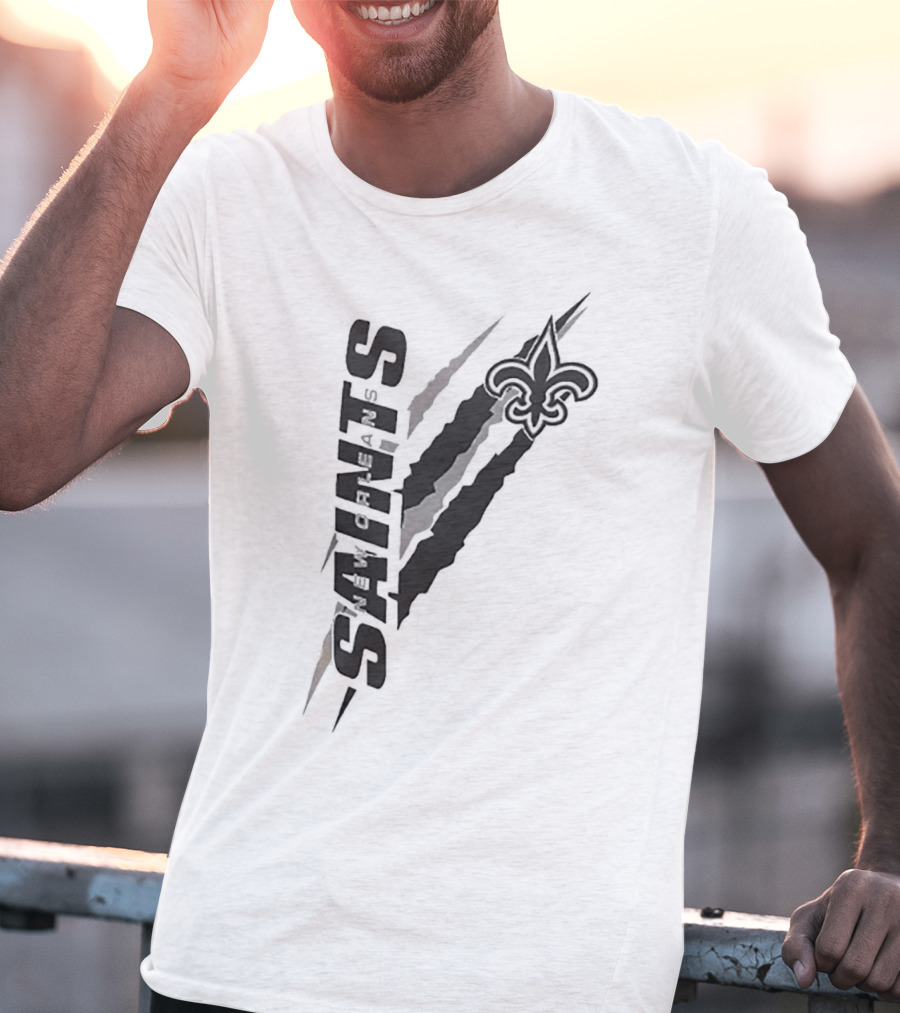 New Orleans Saints Scratch Fleur-de-Lis Starter T-Shirt