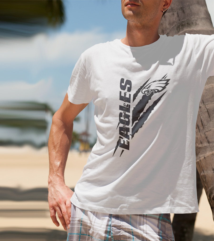 Philadelphia Eagles Claw Mark Logo T-Shirt