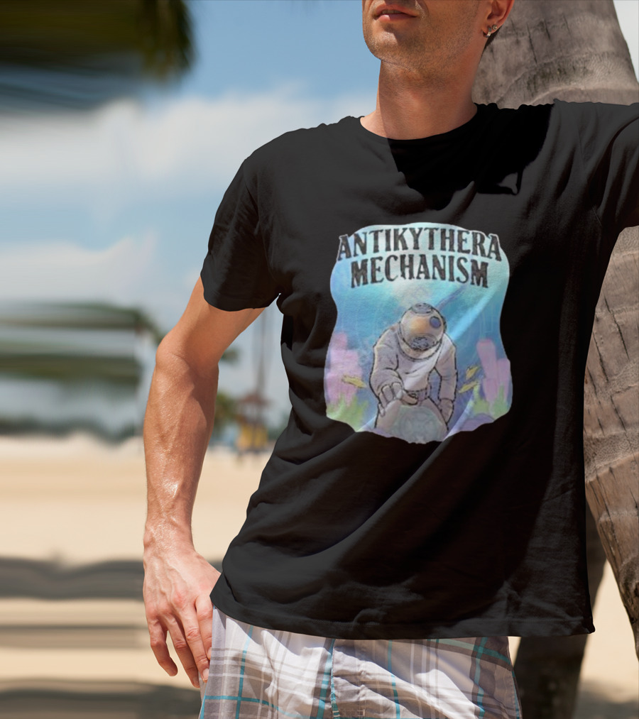 Antikythera Mechanism Diver Exploring Underwater Mystery T-Shirt