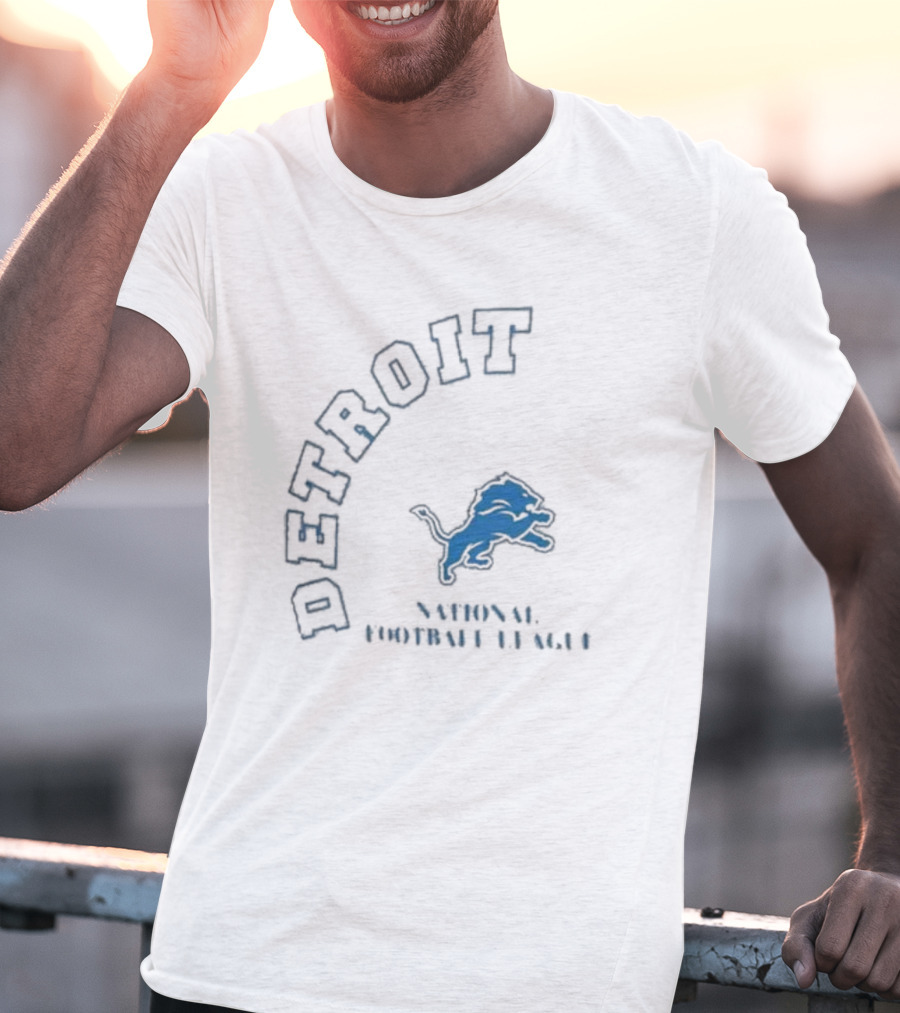 Detroit Lions National Football League City Arch T-Shirt