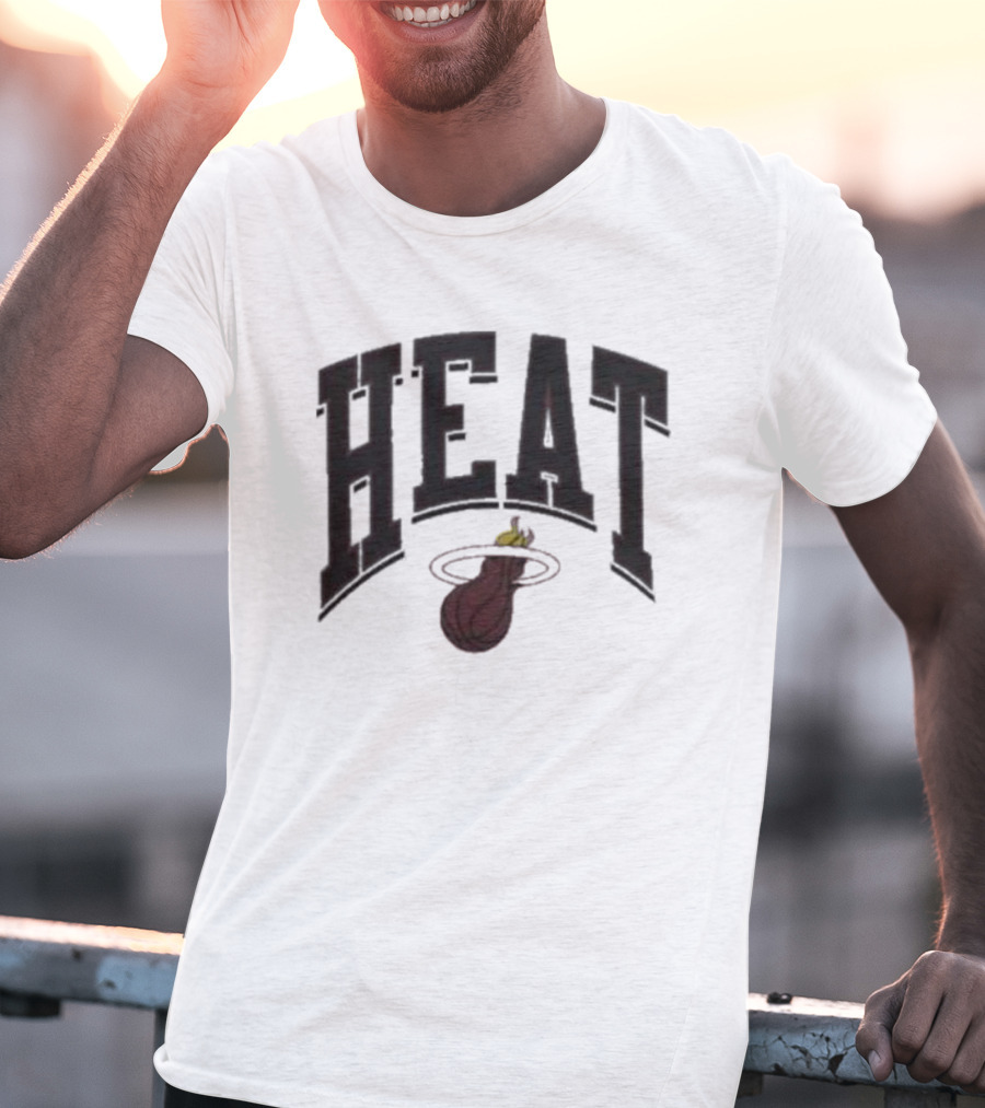 Miami Heat Iconic Flaming Basketball T-Shirt