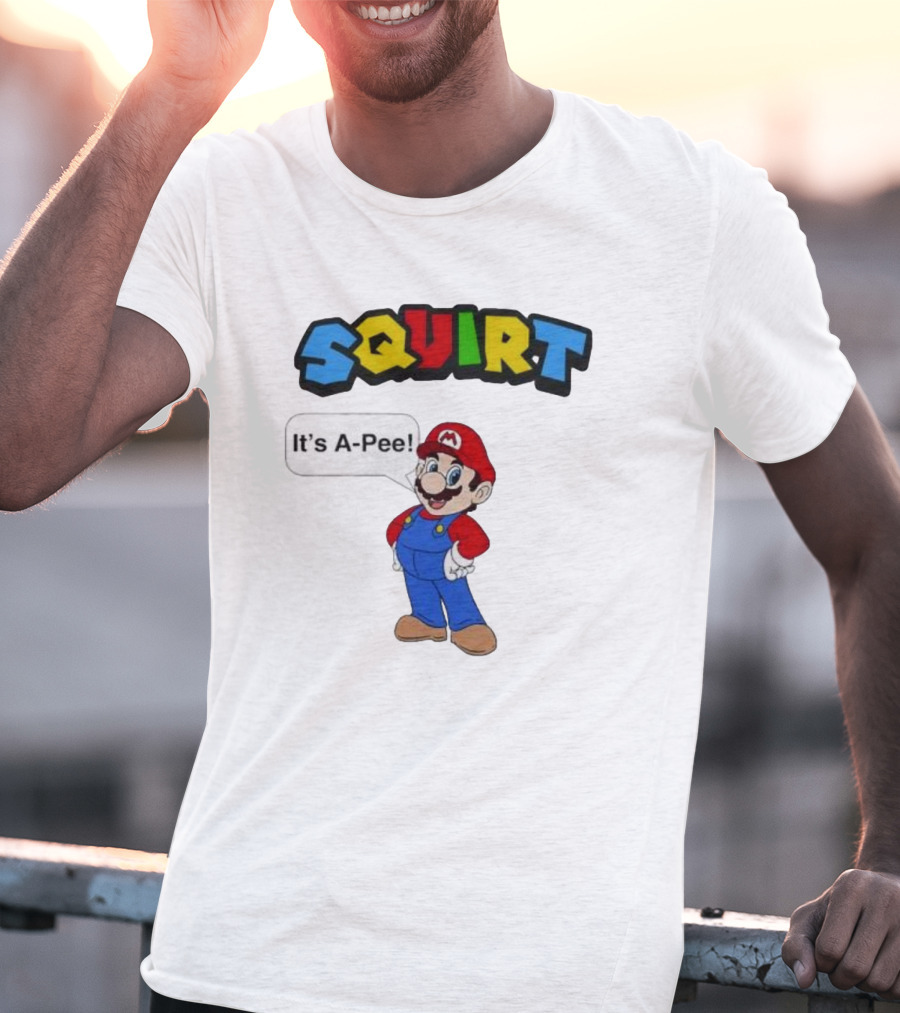 Squirt Mario It's A Pee T-Shirt