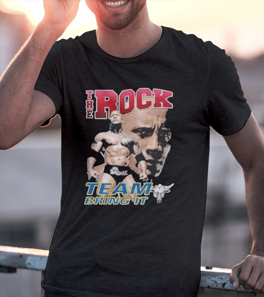 The Rock Team Bring It Bull T-Shirt