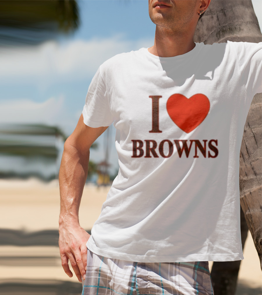I Heart Browns T-Shirt