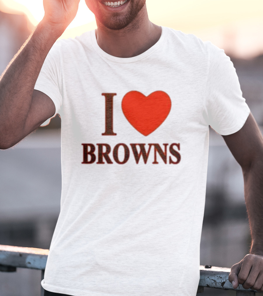 I Heart Browns T-Shirt