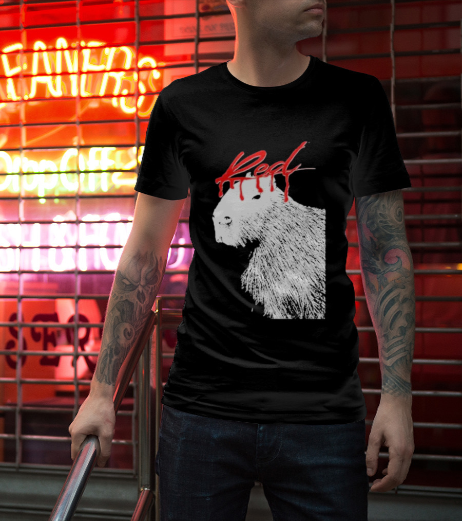 Red Capybara X Carti WLR T-Shirt