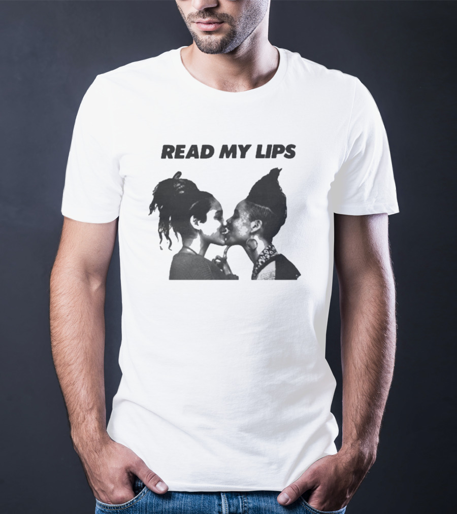 Gran Fury Read My Lips Two Girls Kissing T-Shirt