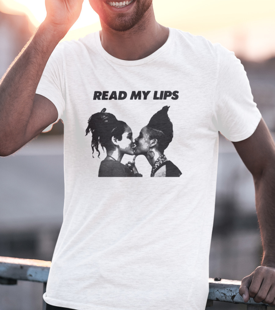 Gran Fury Read My Lips Two Girls Kissing T-Shirt