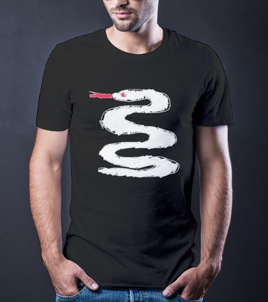 Allen Thomas For All The Snakes White Coil T-Shirt