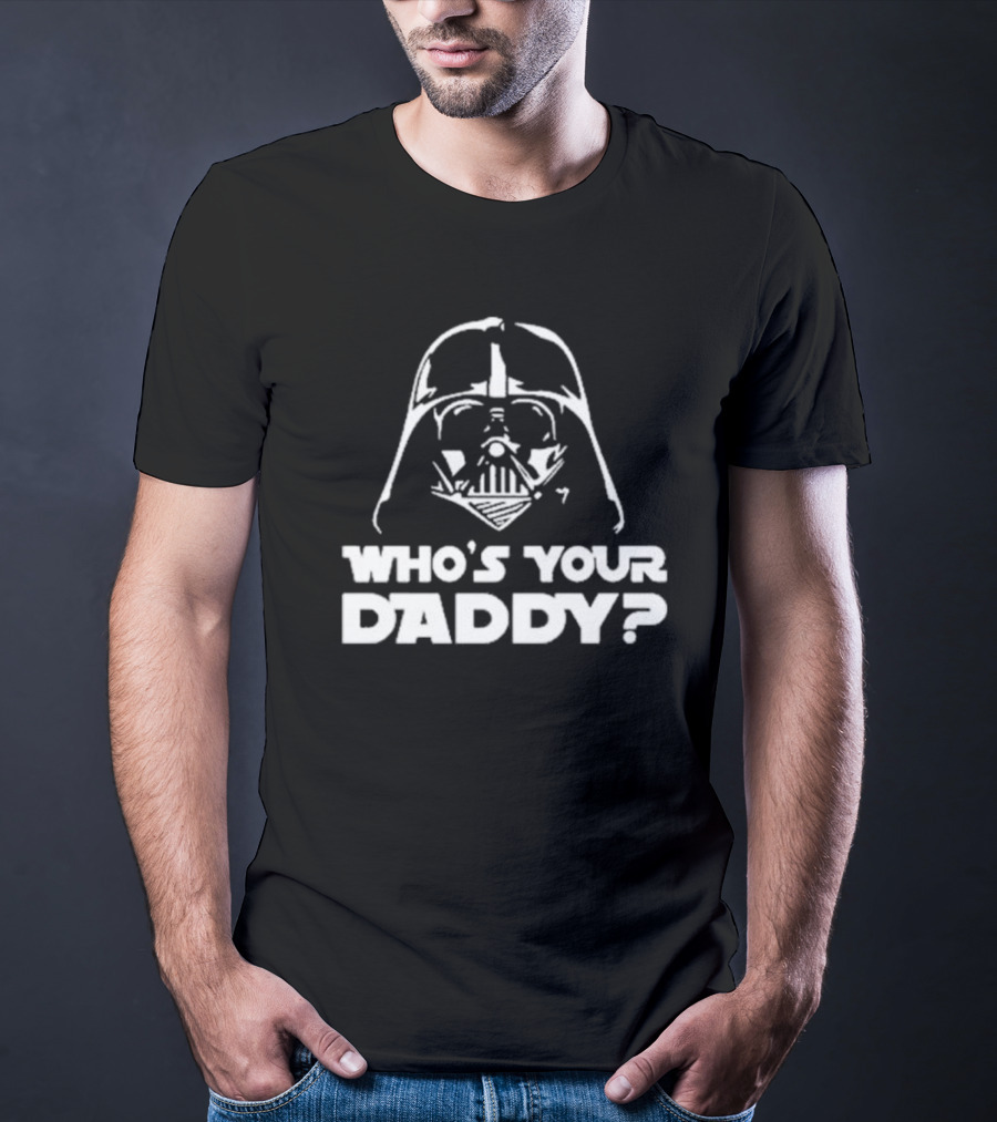 Darth Vader Who's Your Daddy Star Wars Iconic Helmet T-Shirt