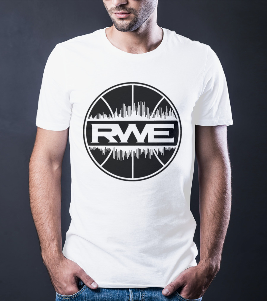Over Time RWE Soundwave Basketball Circle T-Shirt