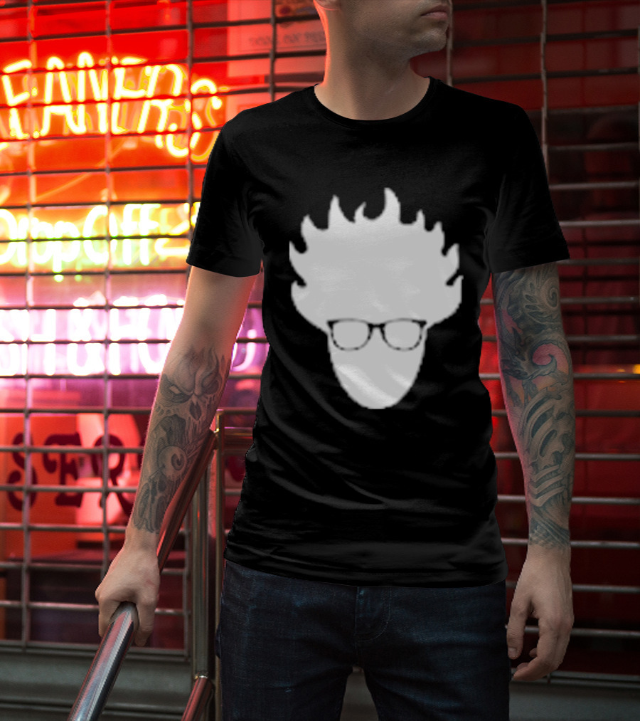 Viva Fro Iconic Glasses Silhouette Left Chest T-Shirt