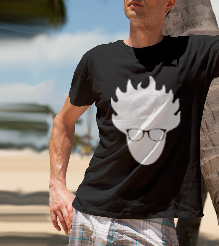 Viva Fro Iconic Glasses Silhouette Left Chest T-Shirt