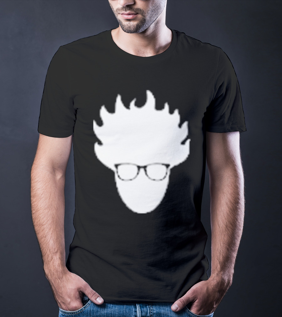 Viva Fro Iconic Glasses Silhouette Left Chest T-Shirt