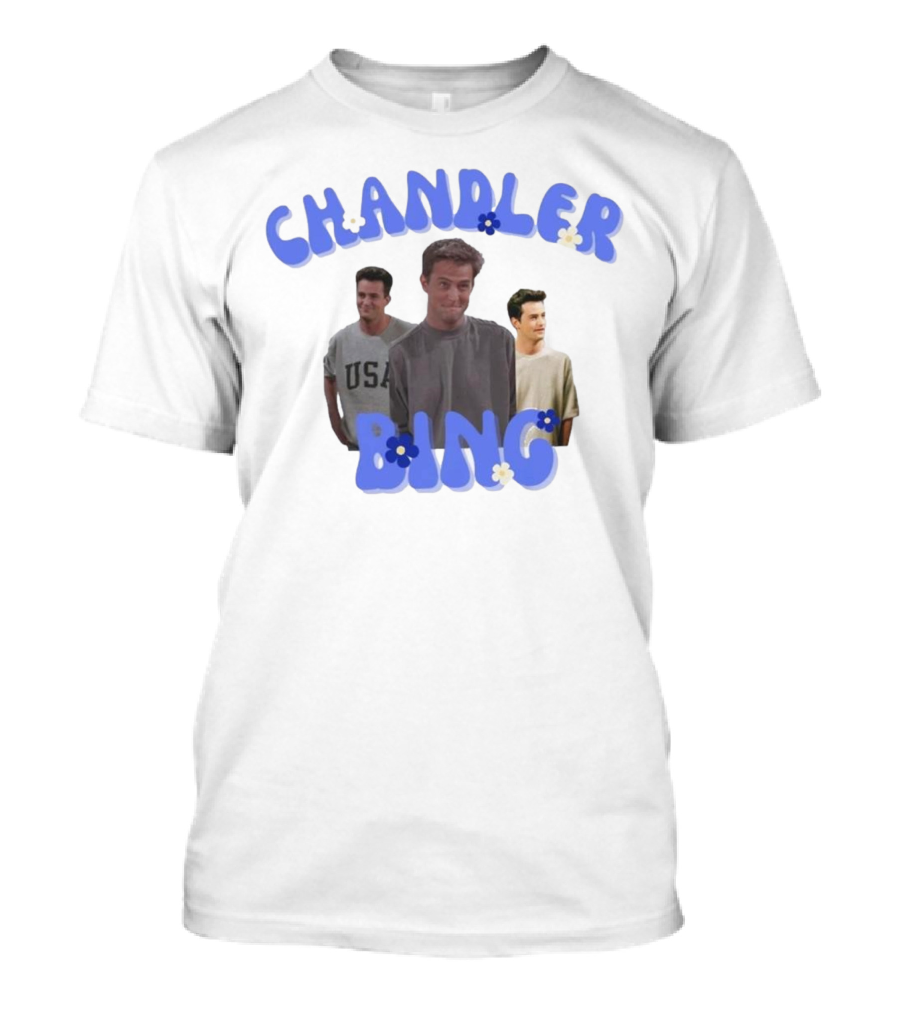 Rip Matthew Perry Chandler Bing Iconic TV Show Tribute Fan Favorite T-Shirt
