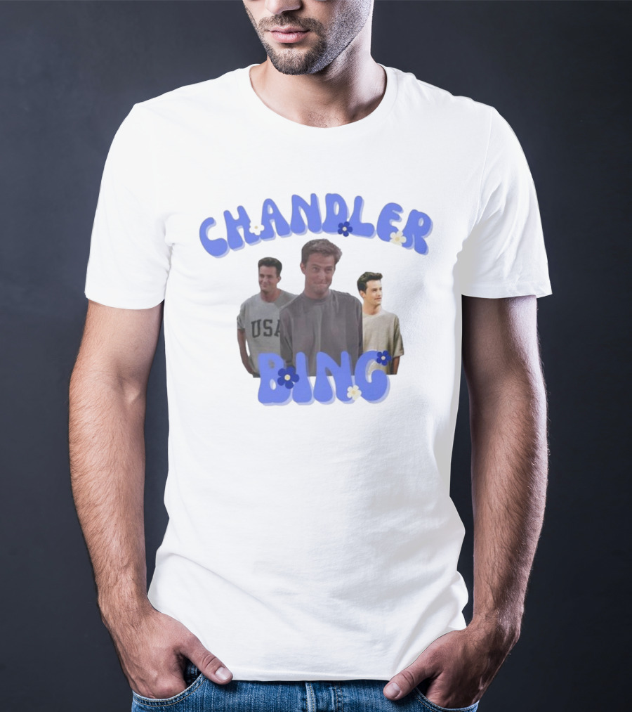 Rip Matthew Perry Chandler Bing Iconic TV Show Tribute Fan Favorite T-Shirt