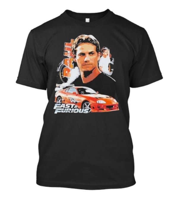 Fast And Furious Paul Walker Toyota Supra T-Shirt