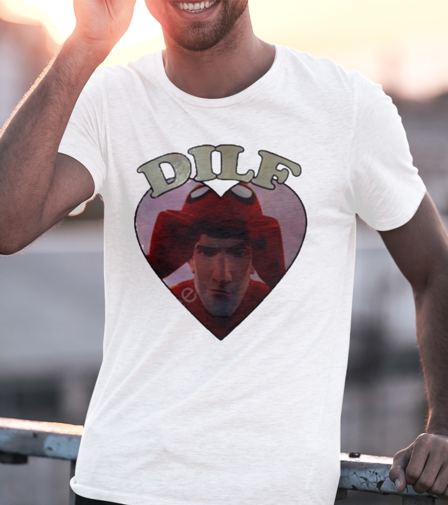 DILF Peter Mustardyardpress Merch Spider Cap Heart T-Shirt