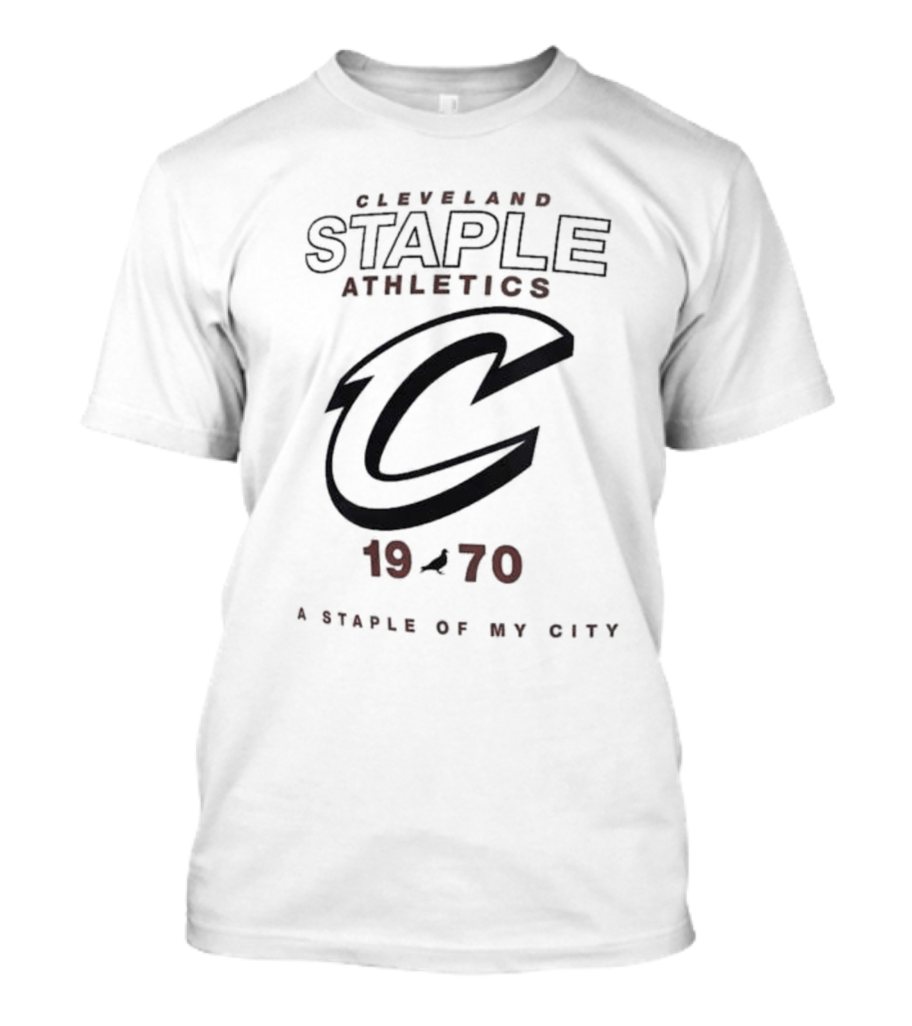 Cleveland Staple Athletics 1970 A Staple Of My City T-Shirt