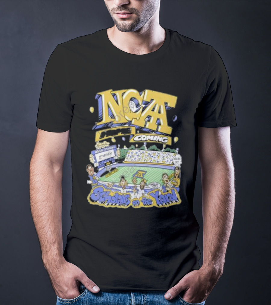 Frko X NC A&t Homecoming Scholars On The Yard Stadium Cartoon T-Shirt