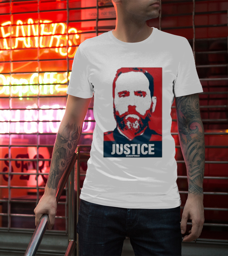 Meidastouch Store Jack Smith Justice Iconic Red And Blue T-Shirt