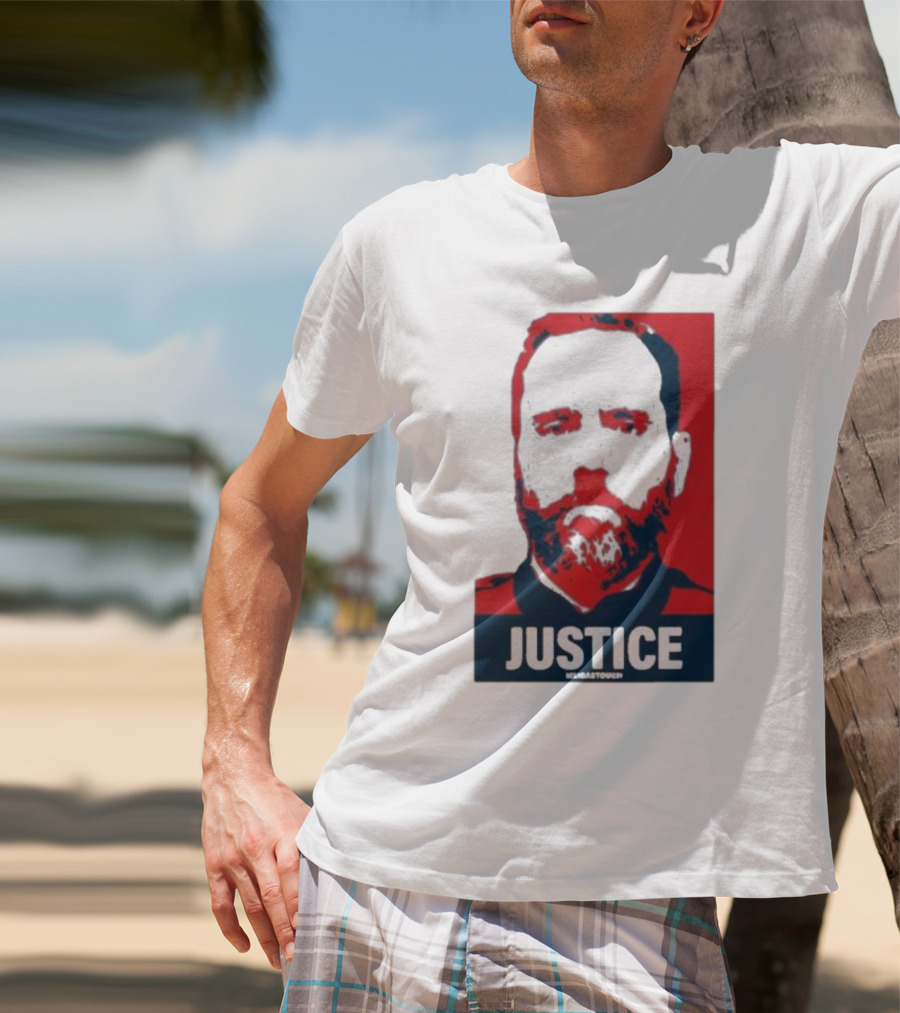 Meidastouch Store Jack Smith Justice Iconic Red And Blue T-Shirt