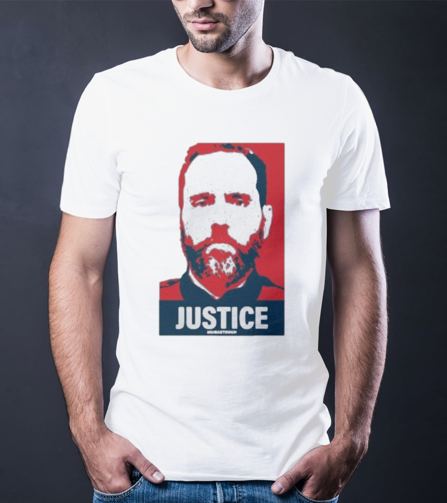 Meidastouch Store Jack Smith Justice Iconic Red And Blue T-Shirt
